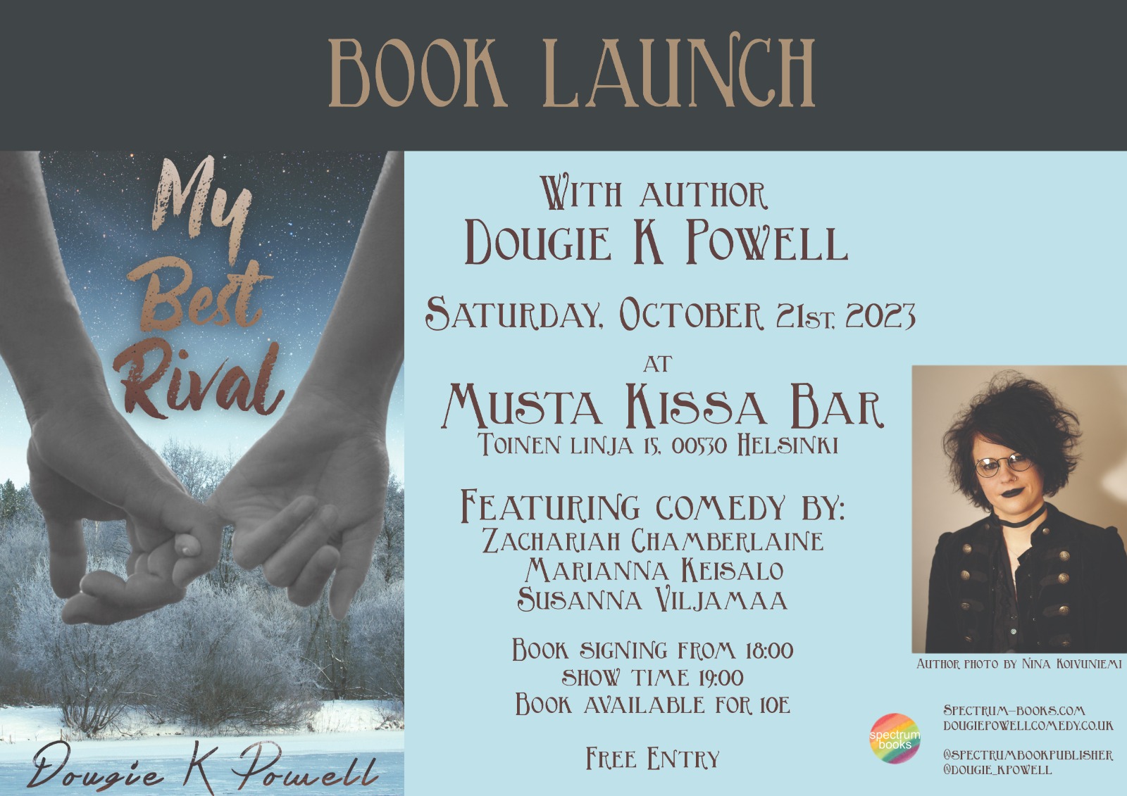 Book Launch! My Best Rival by Dougie K Powell